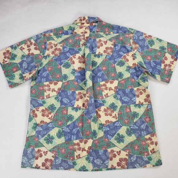 Reyn Spooner Vintage Hawaiian Shirt Mens Large XL - Picture 7 of 8